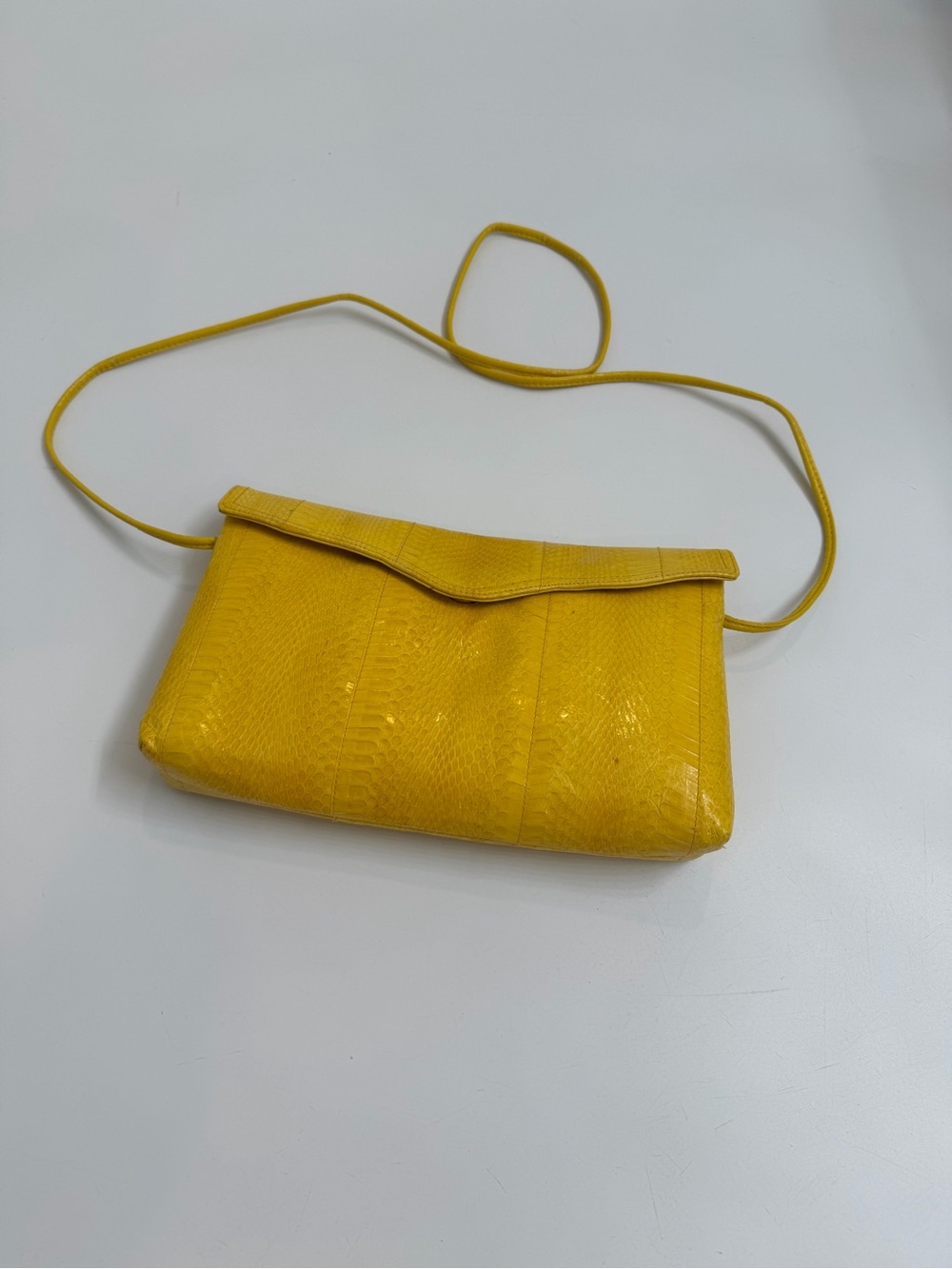 Vintage Genuine Snakeskin Crossbody Bag‎